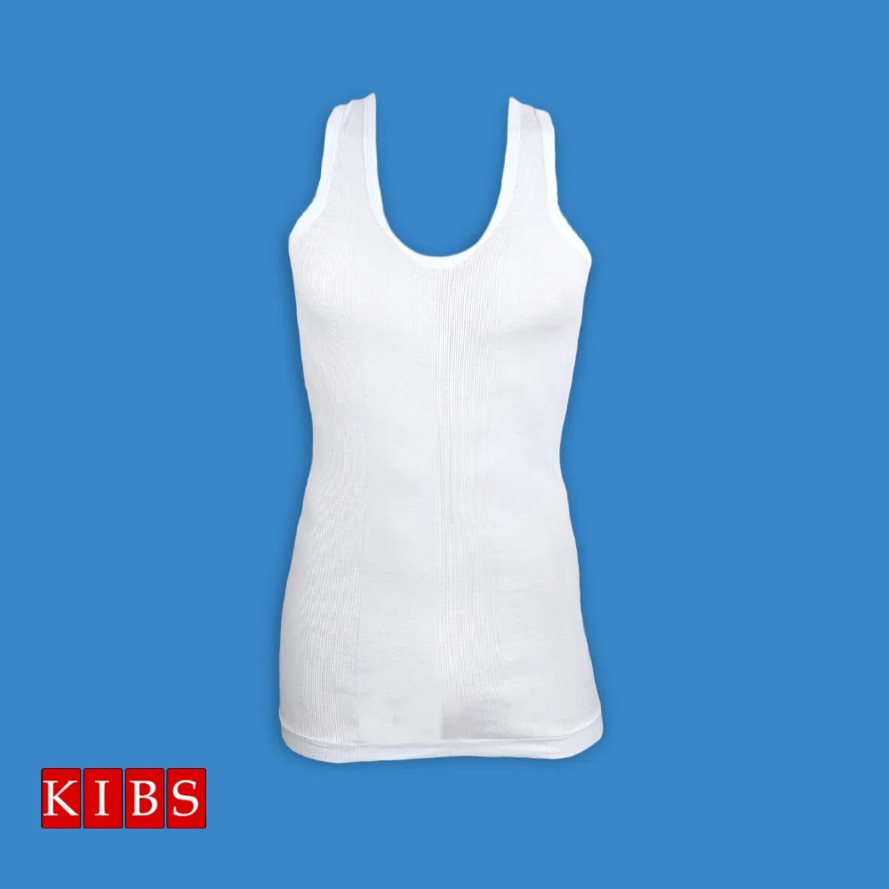 KIBS -  Men's Vest Ribbed Round Neck Without Sleeves