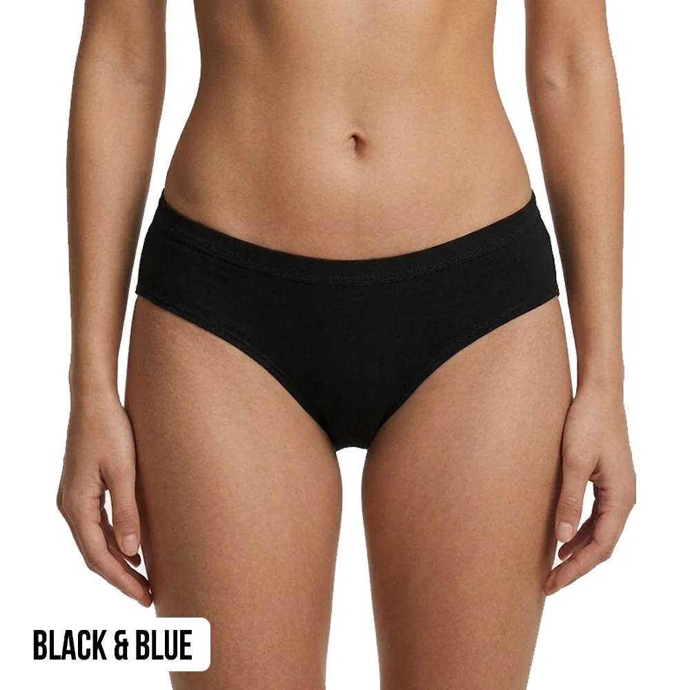 BLACK & BLUE - Women's Thong