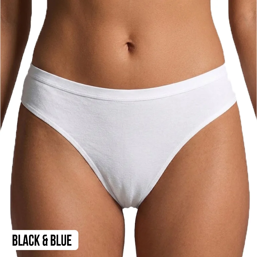 BLACK & BLUE - Women's Thong